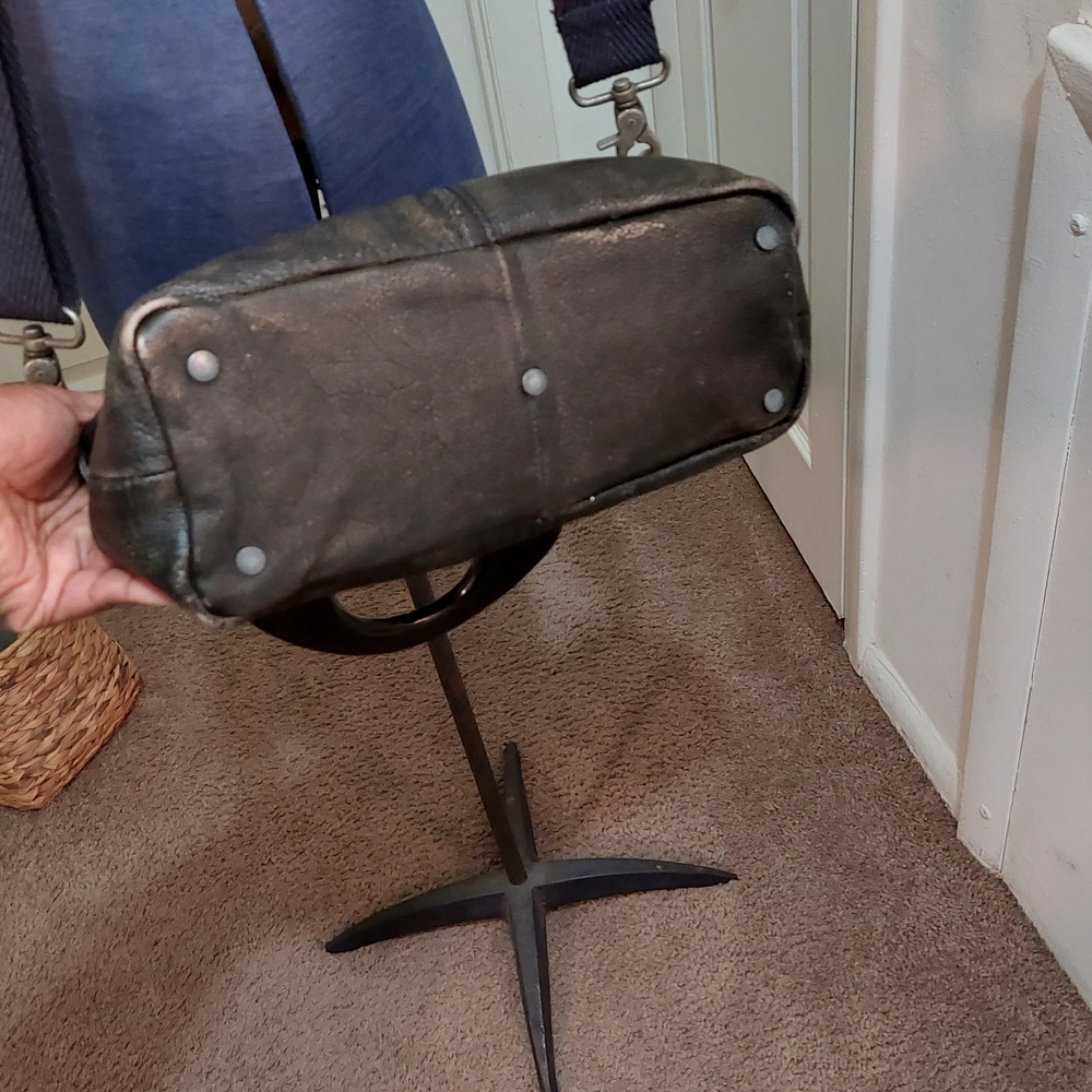 We The Free Crossbody Satchel in Distressed Charcoal - Picture 6 of 10